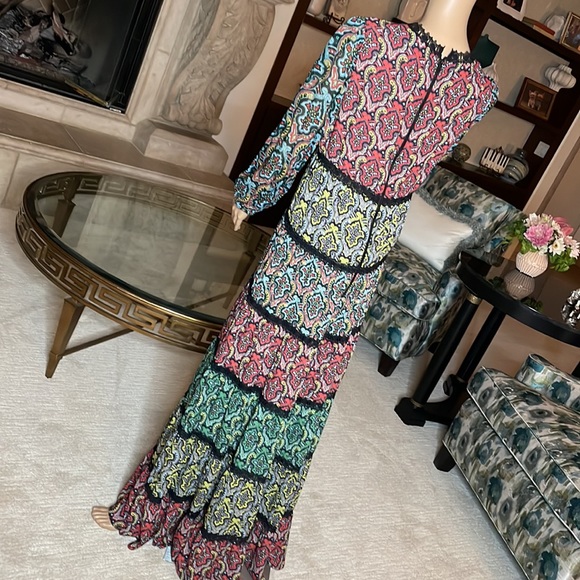 Beautiful multi color Alice and Olivia dress - Picture 3 of 7